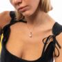 Sterling Silver Grape Pearl Necklace, thumbnail 1 of 5
