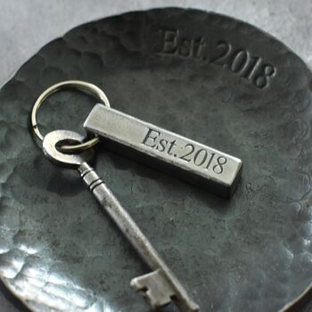 Iron Key Ring For 6th Anniversary Tally Mark, 7 of 12