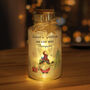 Personalised Gonk Christmas Scene LED Glass Jar – Christmas Ornament, thumbnail 4 of 5