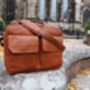 Tan Leather Briefcase Laptop Bag, thumbnail 12 of 12