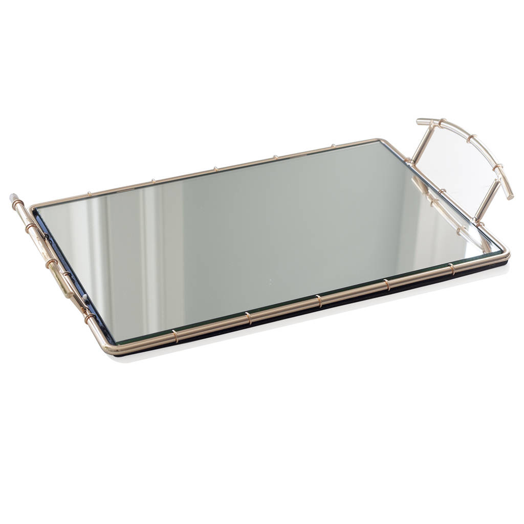 Gold Mirror Tray By Jodie Byrne