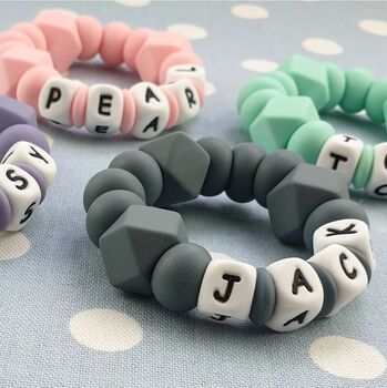Personalised Silicone Teether, 4 of 6