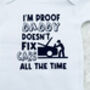 Pregnancy Announcement Vest | I’m Proof Daddy Doesn’t, thumbnail 9 of 9