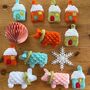Gingerbread House And Sheep Christmas Knitting Patterns, thumbnail 1 of 3