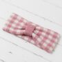 Gingham Knitted Headband, thumbnail 4 of 8