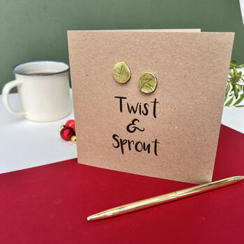 Handmade Sprout Christmas Cards, 5 of 6