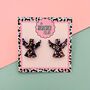Christmas Angel Glitter Studs *More Colours Available*, thumbnail 2 of 4