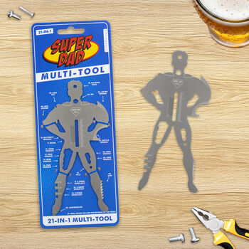 Super Dad Multi Tool – 21 In One Superhero Gadget, 2 of 5