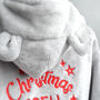 'Christmas CREW' Personalised Dressing Gown, thumbnail 5 of 6