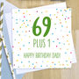 Personalised 70th Birthday Card, thumbnail 2 of 4