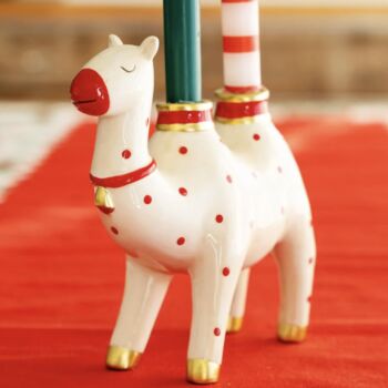Hand Painted Spotty Ceramic Camel Candle Holder, 3 of 5