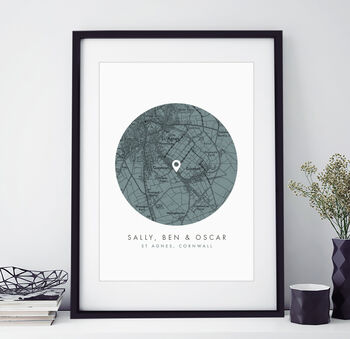 Your Home Personalised Map Print, 9 of 12