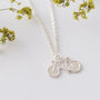 Bicycle Necklace In Sterling Silver, thumbnail 2 of 11