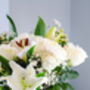 Fresh Lilies Hand Tied Bouquet Delicate Whisper, thumbnail 5 of 6