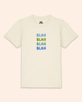 Blah Blah | Kids T Shirt, 2 of 6