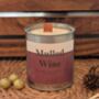 Mulled Wine Wood Wick Candle For Autumn, thumbnail 1 of 6