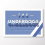 Leicester City 'The Underdogs' Typographic Poster, thumbnail 2 of 7