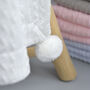 Personalised White Knitted Double Sided Blanket, thumbnail 9 of 10