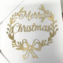 Paper Cut Luxury Gold Christmas Card, thumbnail 10 of 12