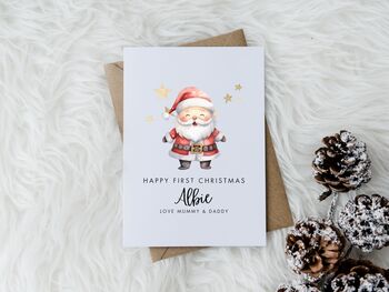 Personalised First Christmas Card, 3 of 7