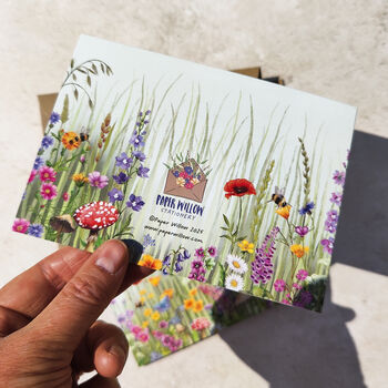 Wildflower Meadow Landscape Garden Notecards, 4 of 9