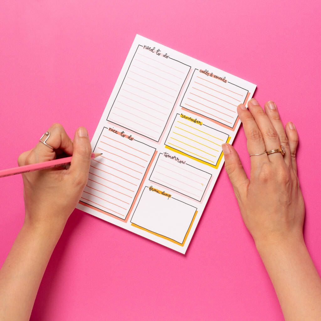 A5 Daily Desk Planner By Oh Laura Notonthehighstreet