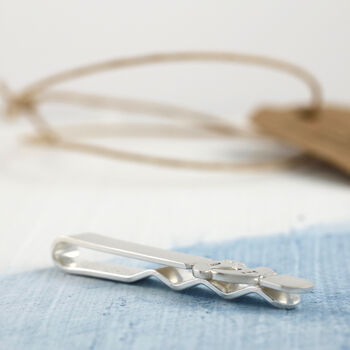 Personalised New Dad Tie Clip. New Dad Gift, 5 of 8