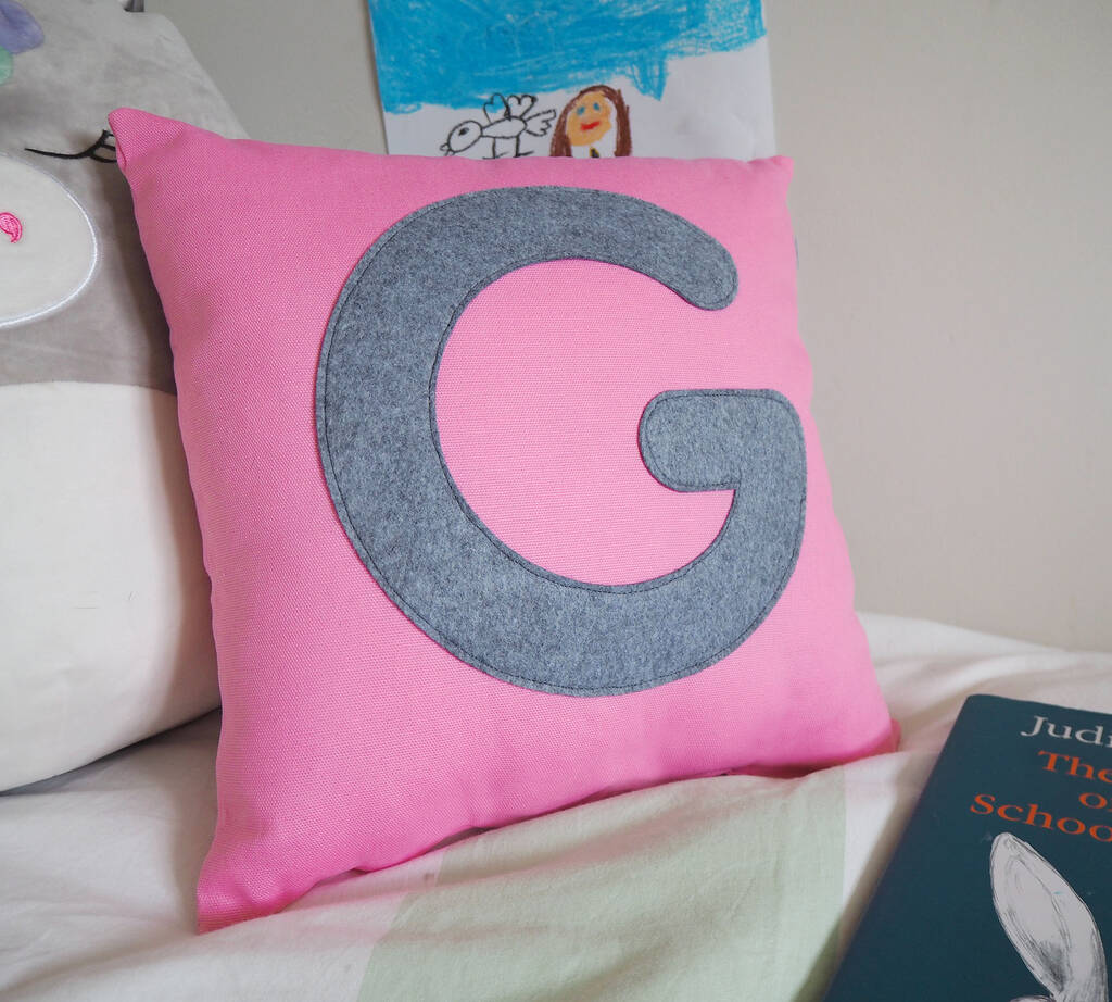 Personalised Letter Cushion By Brown Betty Blue