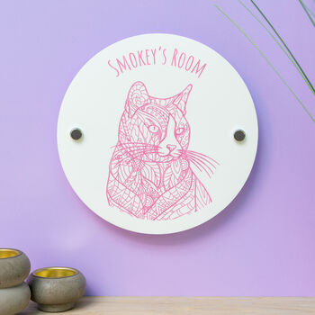 Personalised Cat Wall Plaque, 2 of 4