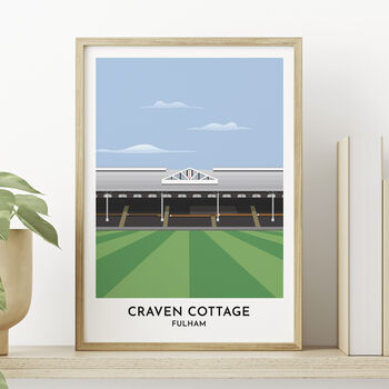 Personalised Print Gift Of Any Football Stadium, 5 of 12