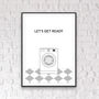 Let's Get Ready To Tumble Laundry Print, thumbnail 3 of 3