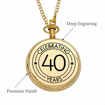 Personalised The Navigator Pocket Watch With Wooden Box Or Leather Case, 12 of 12