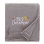 Hello December Cosy Home Christmas Snuggle Blanket, thumbnail 5 of 8