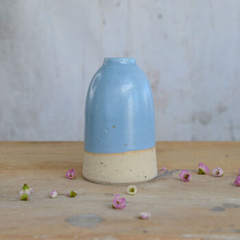 Handmade Stone Medium Ceramic Vase, 5 of 9