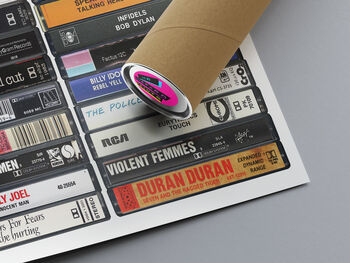 43rd Birthday, Music From 1983 Personalised Print, 4 of 10