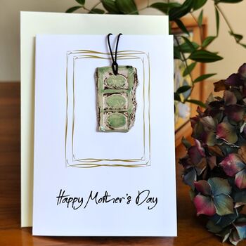 Small Gift For Her Handmade Ceramic Pendant Adjustable Length, 12 of 12