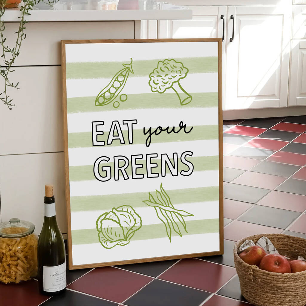 Eat Your Greens Print, 1 of 6