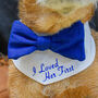 Personalised Dog Bow Tie Wedding Bandana, thumbnail 10 of 12