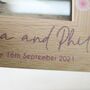 Personalised Photo Frame, Pinks And Lilacs, thumbnail 6 of 6