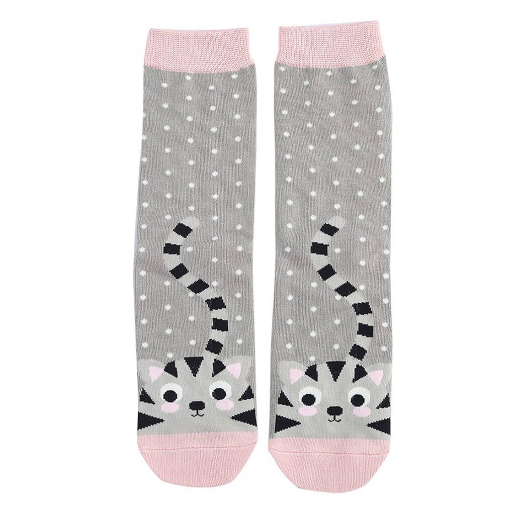 Cute Cat Bamboo Socks By Hayley & Co | notonthehighstreet.com