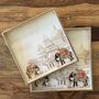 Square Wood Decorative Tray Bedside Trinket Dish, thumbnail 5 of 12