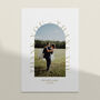 Personalised Arch Wedding Photo Thank You Postcard, thumbnail 2 of 4