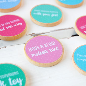 Personalised Daddy And Me Boredom Activity Idea Tokens, 11 of 12