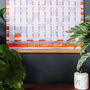 2027 Wall Planner | Bold Abstract Stripe Design, thumbnail 4 of 6