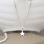 Sterling Silver Star Necklace, Make A Wish, thumbnail 2 of 4