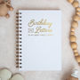 Personalised Birthday Letters To My Baby Foil Notebook, thumbnail 2 of 12