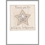 Personalised Star Thank You Card For Dad Or Him, thumbnail 11 of 11