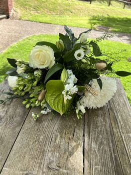 Neutral Tones Bespoke Hand Tied Bouquet, 2 of 4