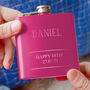 Name And Message Personalised Hip Flask, thumbnail 5 of 12