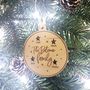 Personalised Family Stars Wooden Christmas Decoration, thumbnail 5 of 5